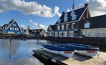 The charming harbor at Huizen. ©Kirsten