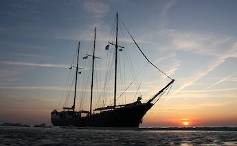 Amazing sunsets on the Wadden Sea. to-BBT
