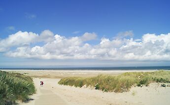Many bike paths lead directly to Texel’s beaches. to-BBT