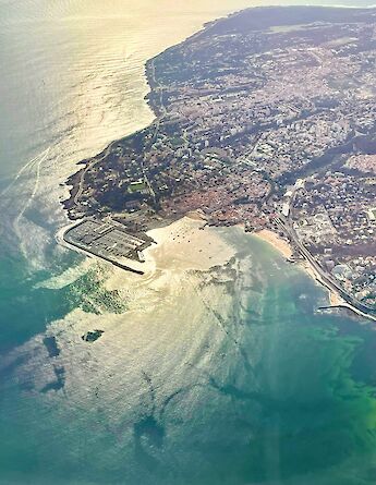 Cascais from above, Portugal bike tours. Dan Barrett@Unsplash