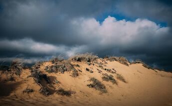 Sand dunes in Aljezur, Portugal bike tours. Thibault Mokeunko@Unsplash