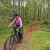 Riding along forest paths, Voss, Norway. CC:Outdoor Norway
