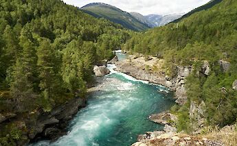 A raging river in Voss, Norway. Barnabas Davoti@Unsplash