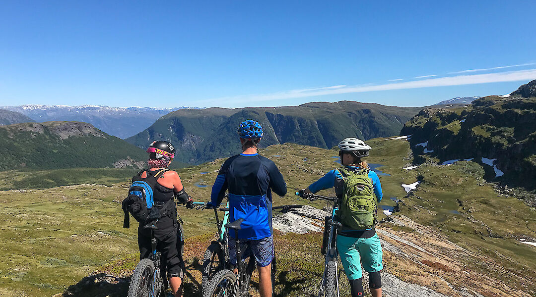 Looking out over the mountains, Voss, Norway. CC:Outdoor Norway