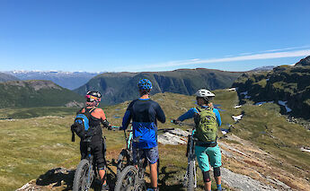 Looking out over the mountains, Voss, Norway. CC:Outdoor Norway