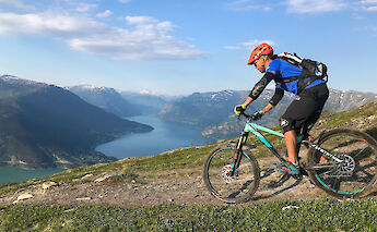 MTBing in the mountains, Voss, Norway. CC:Outdoor Norway