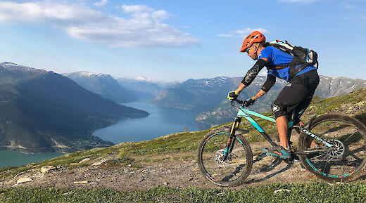 MTBing in the mountains, Voss, Norway. CC:Outdoor Norway
