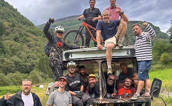 On the shuttle, Voss, Norway. CC:Outdoor Norway