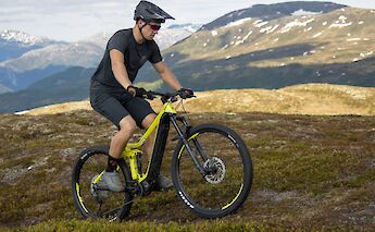 Biking up the Grand Traverse, Voss, Norway. CC:Outdoor Norway