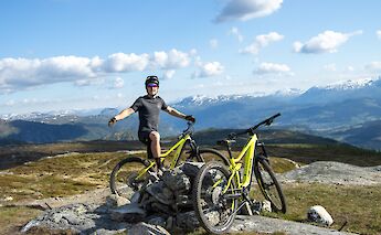 The peak of the Grand Traverse, Voss, Norway. CC:Outdoor Norway