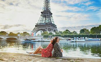 View of the Eiffel Tower from the Seine, Paris, France. Getty Images@Unsplash