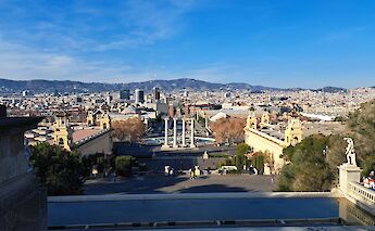 View from Montjuic Hill, Barcelona, Spain. Sergio Guardiola@Unsplash