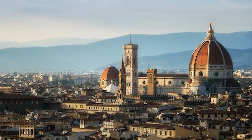 Mountains behind the Duomo, Florence. Getty Images@Unsplash