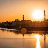 Sunset in Florence, Italy. CC:TO