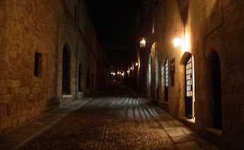 Street of the Knights, Rhodes, Greece. Shadow Gate@Flickr