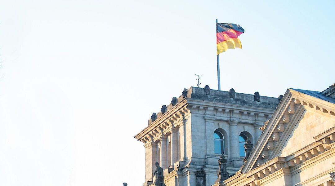 German flag on the Reichstag, Berlin. Bram@Unsplash