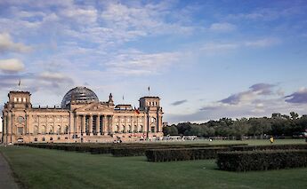 The Reichstag from afar, Berlin, Germany. Moritz Ludtke@Unsplash