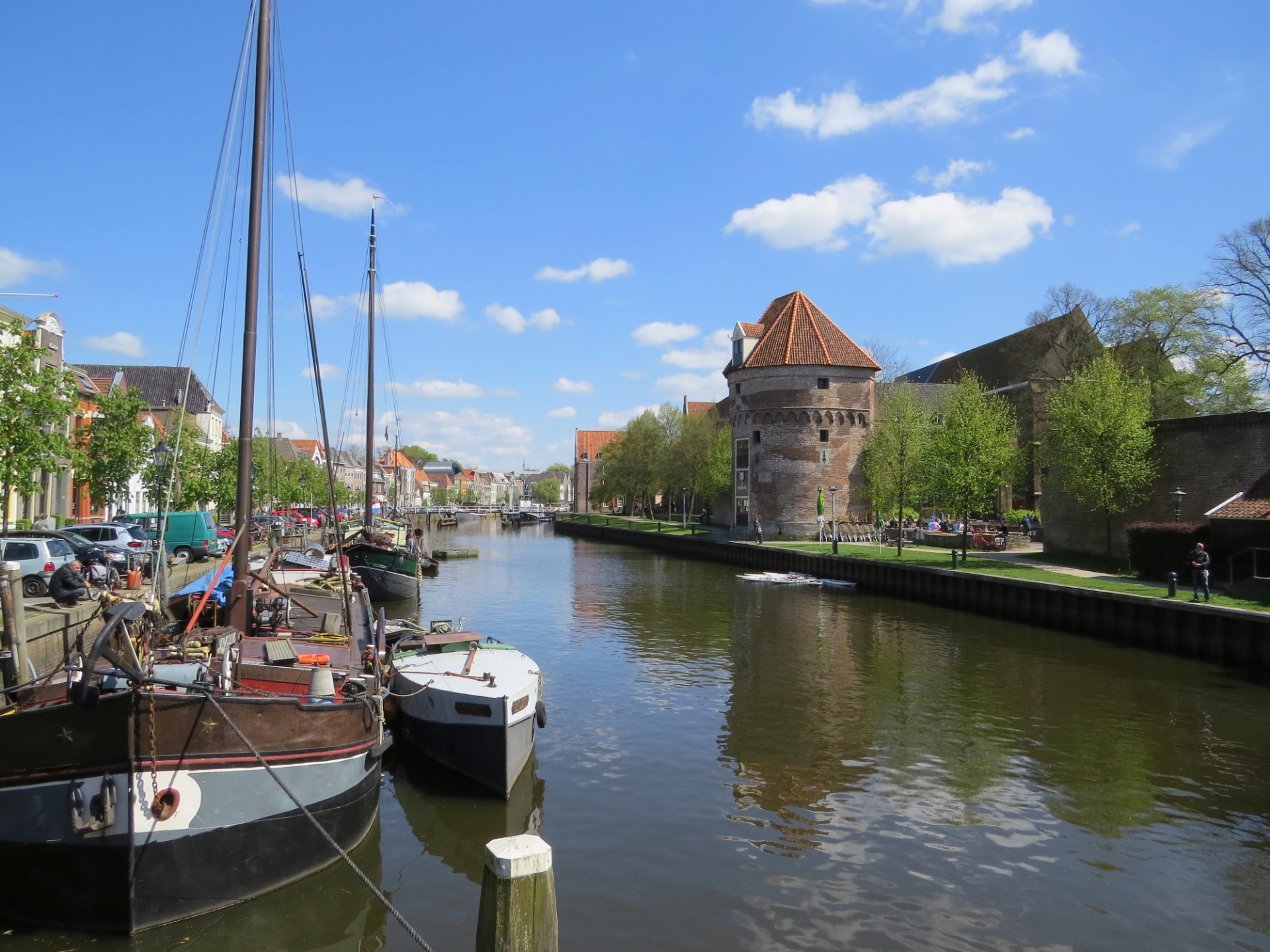 Boats in Zwolle, Holland. Flickr:Gertjan van Noord