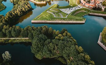 Naarden from above, Holland. Unsplash:Malcolm Lightbody