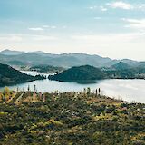 Hill and lakes, Dubrovnik, Croatia. Spencer Davis@Unsplash