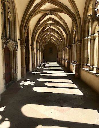 Cathedral walkway, Trier, Germany. Unsplash:Tommy Krombacher
