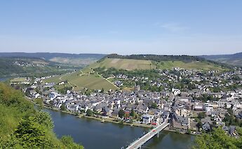 View of Traben Trarbach and the river, Germany. Flickr:Esther Westerveld