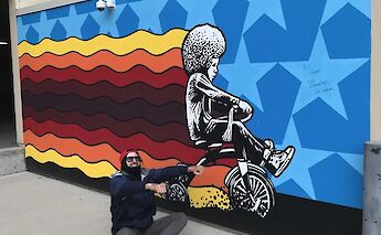 Tricycle mural, Nashville.