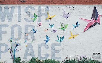 Wish for peace mural, Nashville, Tennessee. Ben Wilkins@Unsplash