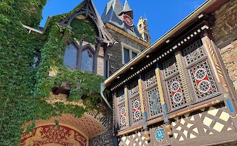 Ornate architecture in Cochem, Germany. Unsplash:Sarah Fitzek