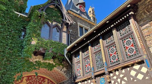 Ornate architecture in Cochem, Germany. Unsplash:Sarah Fitzek