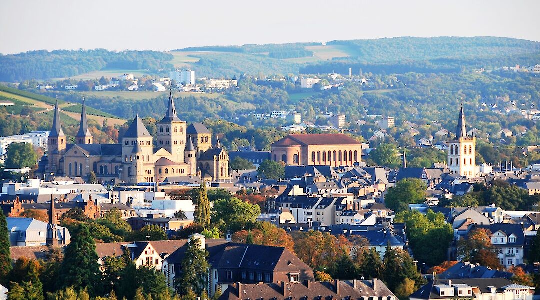City of Trier, Germany. Wiki:Blick vom Weishaus