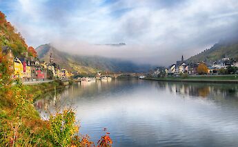 Mist above Zell, Germany. Flickr:jodage