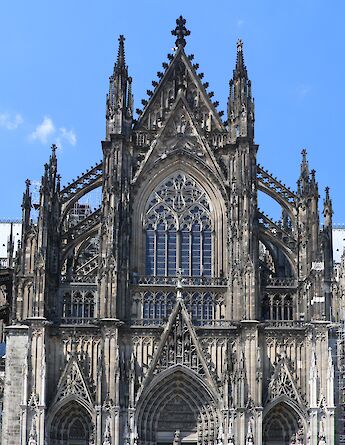 Front of Cologne Cathedral, Germany. Flickr:Tony Hisgett