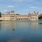 Lake at Fontainebleau Castle, France. Unsplash:Stefan K