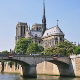 View of the Notre Dame from the river, Paris, France. Unsplash:Margaret Jaszowska