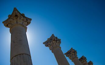 Ancient pillars on the Island of Kos, Greece. CC:Island Hopping