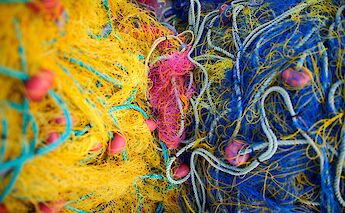 Fishing nets, Island of Lipsi, Greece. CC:Island Hopping