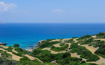 View of the sea, Island of Lipsi, Greece. CC:Island Hopping