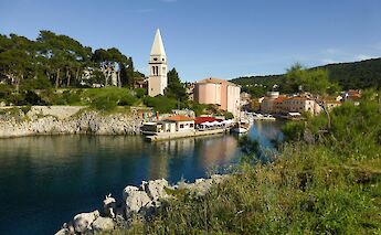 Boat in Veli Losinj, Croatia. CC:Island Hopping