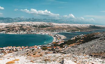 View of Pag, Croatia. Unsplash:Mate Melega