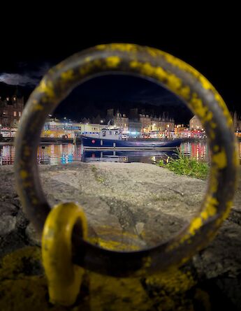 Nighttime in Oban, Scotland. Unsplash:Jonny Gios
