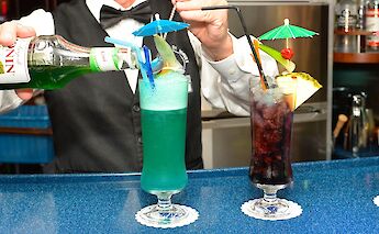 Cocktails on Running on Waves. -toROW