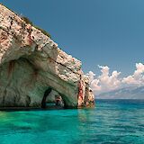 The blue caves of Zakynthos. Unsplash:Yearone