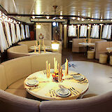 Gorgeous dining room, Running on Waves, Bike and boat tour