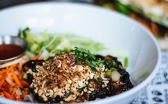 Fried Vietnamese dish, Vietnam. Unsplash:Jandra Sutton