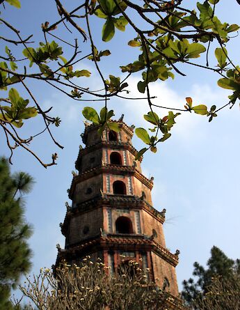 Pagoda in Thien Mu, Vietnam. CC:Island Hopping