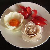 Food art on the Vietnamese Junks