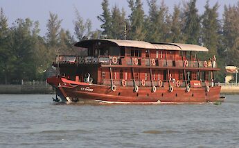 Vietnamese Junks on the Mekong Delta