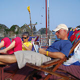 Vietnamese Junks sundeck