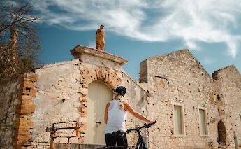 Exploring ruined churches. CC:Kleomenis Koufaliotis